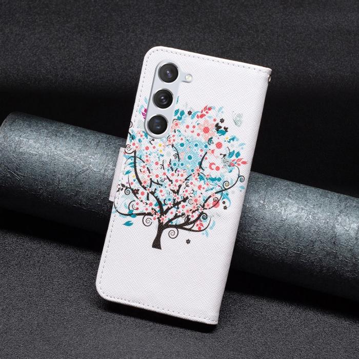 Bild 6, Samsung Galaxy S24 Fodral Med Tryck Blommigt Träd