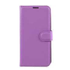 iPhone X/Xs Fodral Litchi Läder Lila