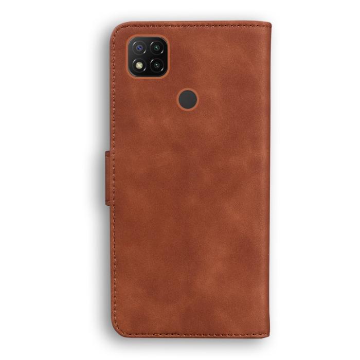 Bild 3, Xiaomi Redmi 9C Fodral Läder Brun