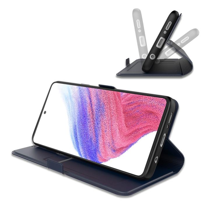 Bild 3, Samsung Galaxy A25 5G Fodral Slim Läder Blå