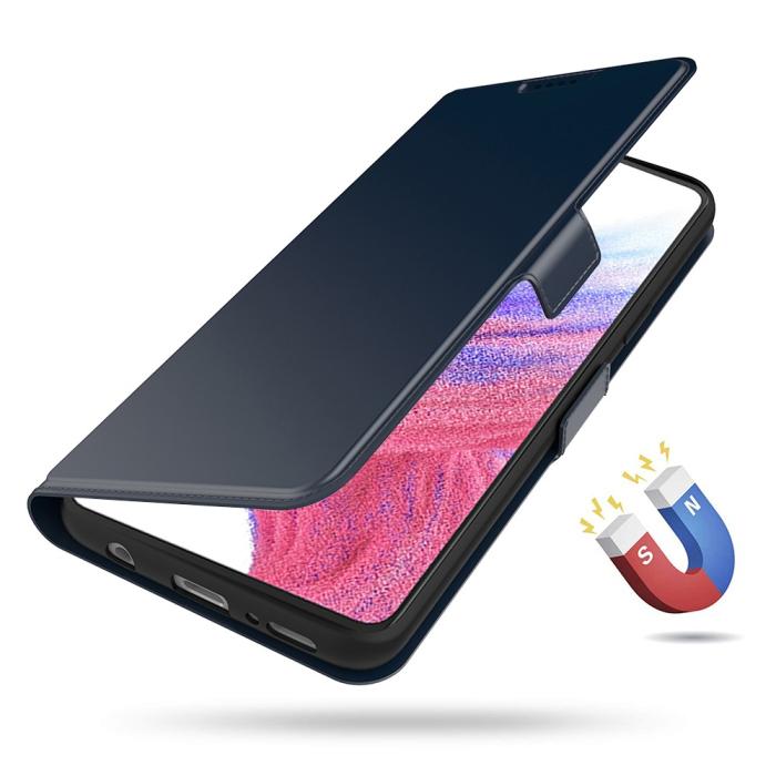 Bild 4, Samsung Galaxy A25 5G Fodral Slim Läder Blå