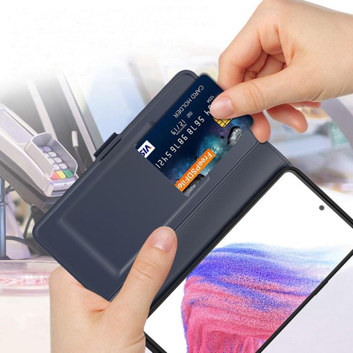 Bild 5, Samsung Galaxy A25 5G Fodral Slim Läder Blå