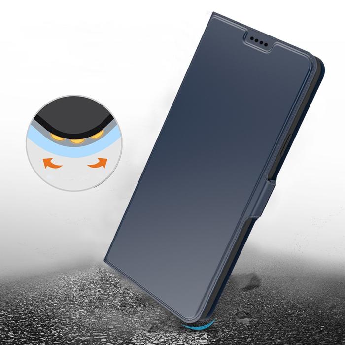 Bild 6, Samsung Galaxy A25 5G Fodral Slim Läder Blå
