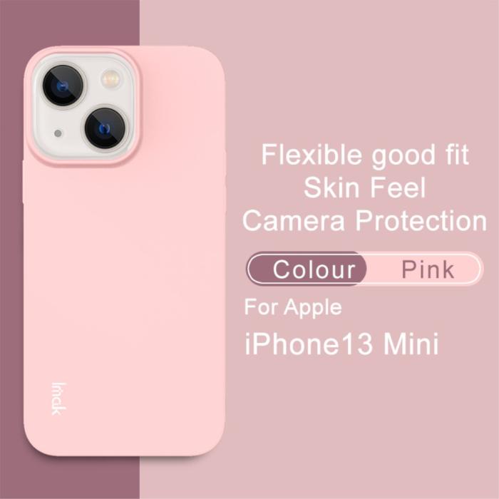 Bild 2, IMAK iPhone 13 Mini Skal Skin Touch TPU Ljus Rosa