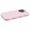 iPhone 14 Pro Mobilskal Wavy Ljus Rosa