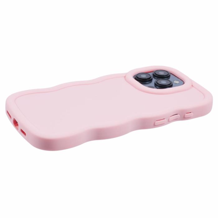 Bild 5, iPhone 14 Pro Mobilskal Wavy Ljus Rosa