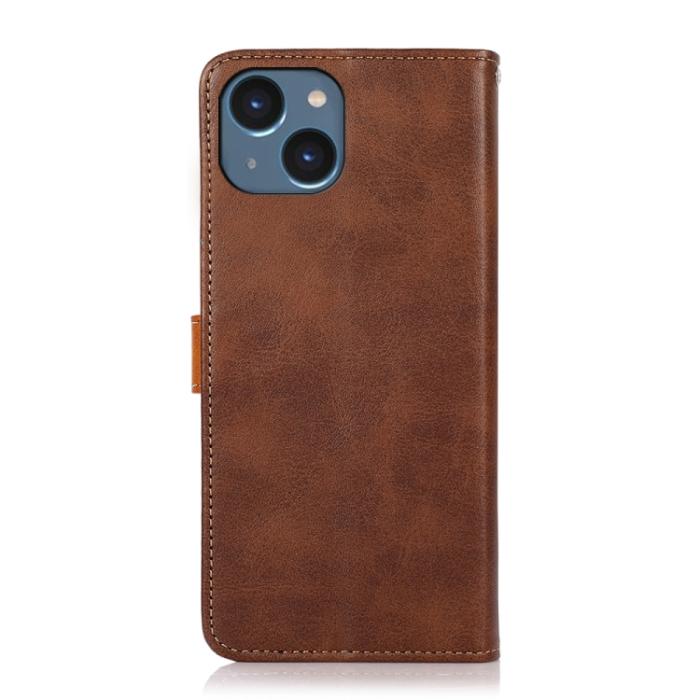 Bild 3, KHAZNEH iPhone 14 Fodral Dual-Color Brun