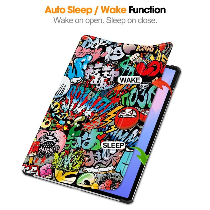 Bild 4, Samsung Galaxy S10 FE Plus Fodral Tri-Fold Graffiti