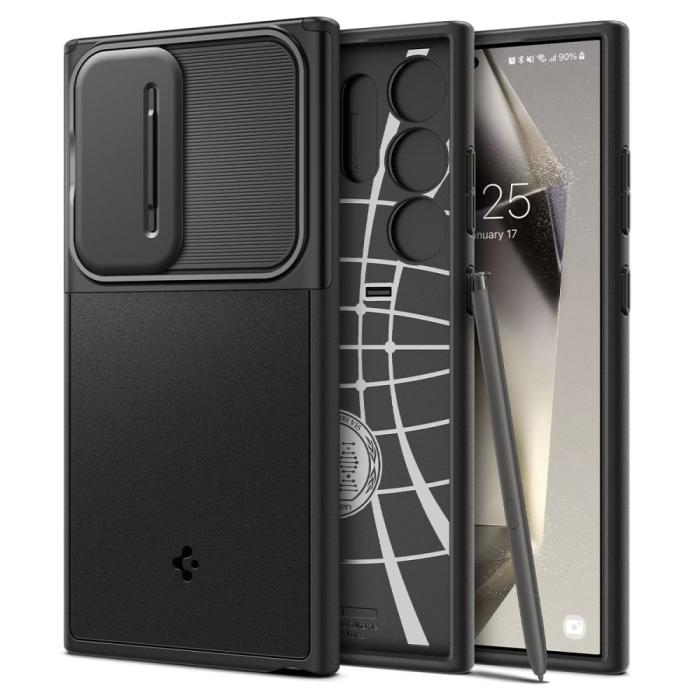 Bild 1, Spigen Galaxy S24 Ultra Skal Optik Armor Svart