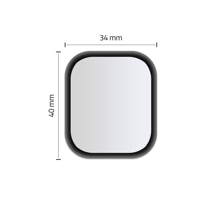 Bild 2, HOFI Apple Watch 44 mm Skärmskydd Hybrid Glas