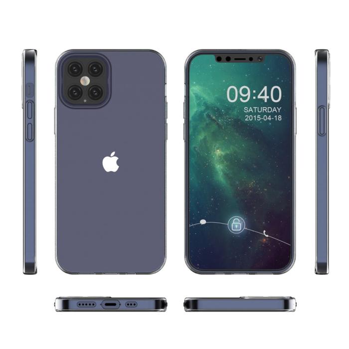Bild 4, iPhone 12 / 12 Pro - Transparent TPU Skal