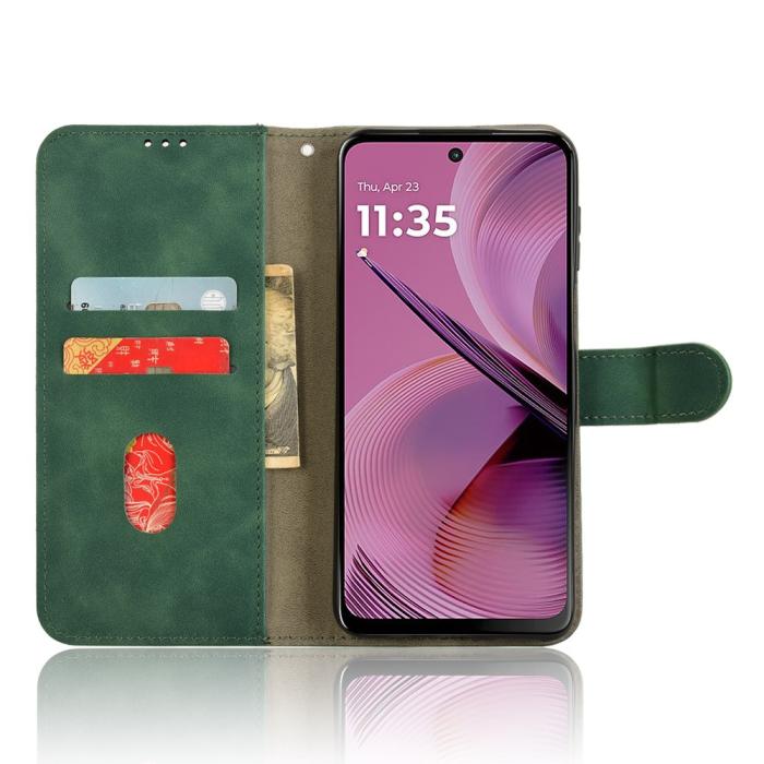 Bild 2, Motorola Moto G55 5G Fodral Läder Grön