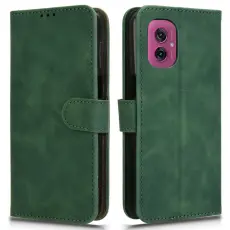 Motorola Moto G55 5G Fodral L&auml;der Gr&ouml;n