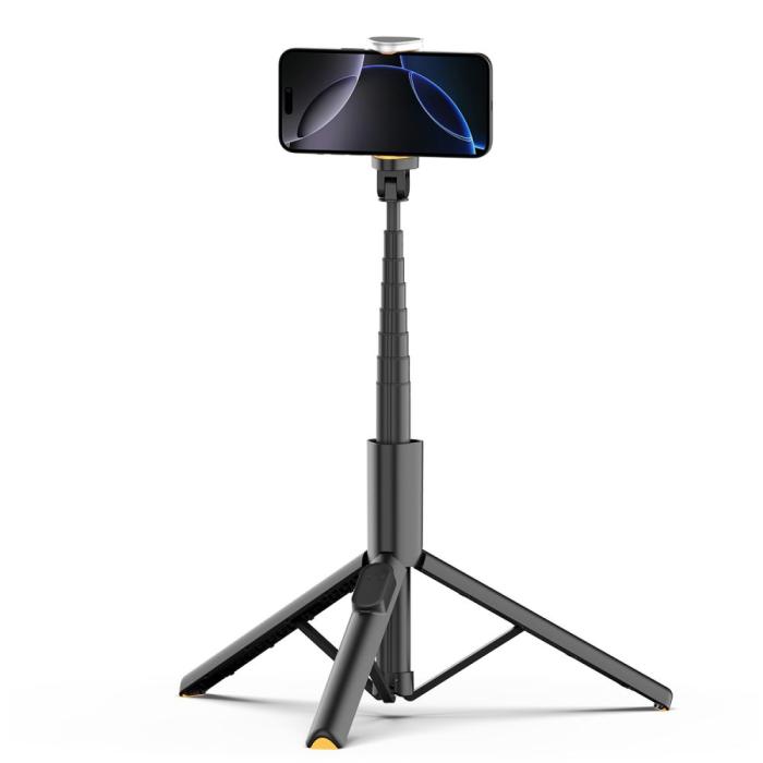 Bild 4, Tech-Protect 146 cm Bluetooth Selfiestick Tripod Svart