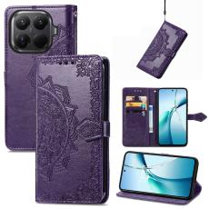 Xiaomi 17T Fodral L&auml;der Mandala Lila