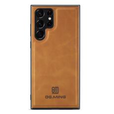 DG.MING Galaxy S26 Ultra Skal L&auml;derbelagt Brun
