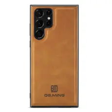 DG.MING Galaxy S26 Ultra Skal L&auml;derbelagt Brun