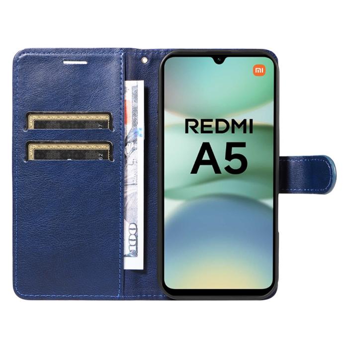 Bild 2, Xiaomi Redmi A5 Fodral Läder Blå