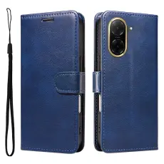 Xiaomi Redmi A5 Fodral L&auml;der Bl&aring;