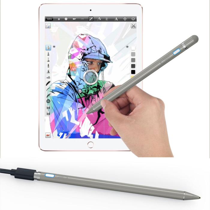 Bild 4, Tech-Protect Active Stylus Touchpenna Titanium