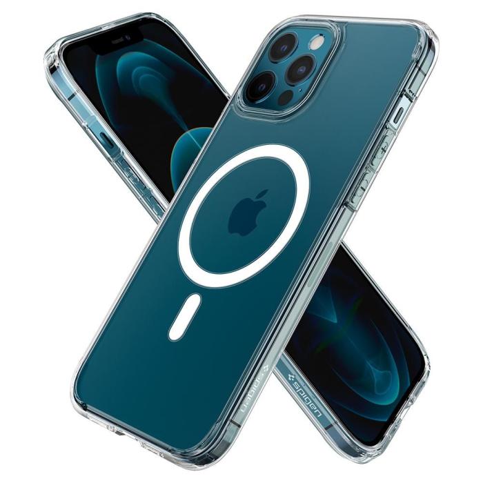 Bild 6, Spigen iPhone 12 Pro Max Skal MagSafe Mag Ultra Hybrid Vit