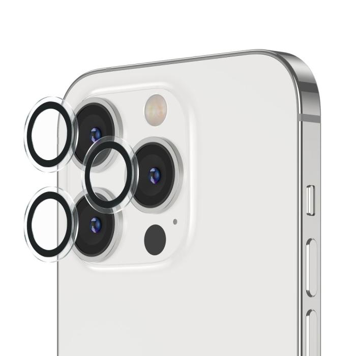 Bild 2, ESR iPhone 14 Pro / 14 Pro Max Linsskydd Härdat Glas Svart