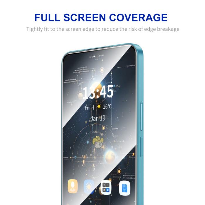 Bild 2, ENKAY Redmi Note 14 5G/4G 2-PACK Skärmskydd Heltäckande