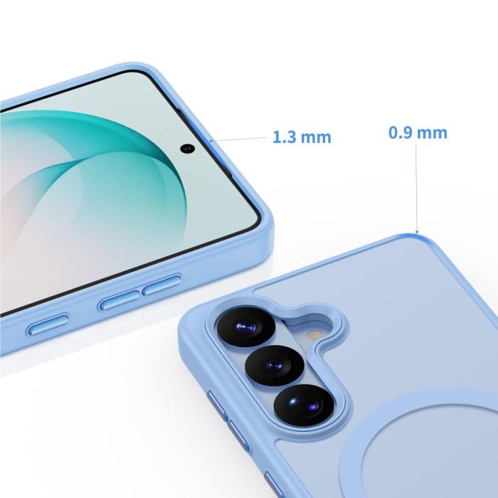 Bild 5, Tech-Protect Galaxy S26 Skal MagSafe MagMat Sky Blue