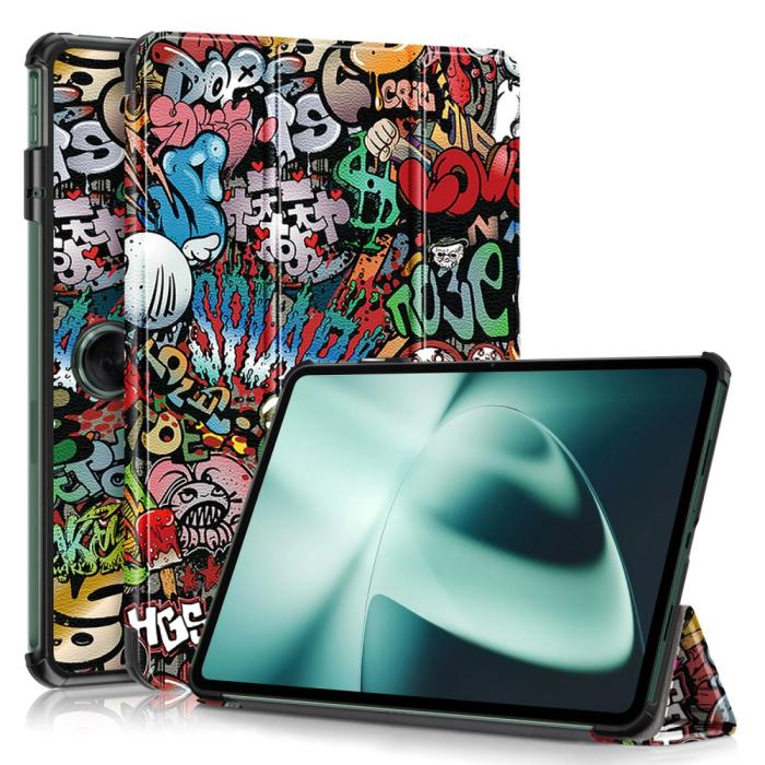 Bild 1, OnePlus Pad Fodral Tri-Fold Graffiti