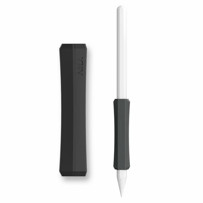 Bild 1, AHASTYLE Apple Pencil 1/2/Pro Penngrepp Silikon Svart