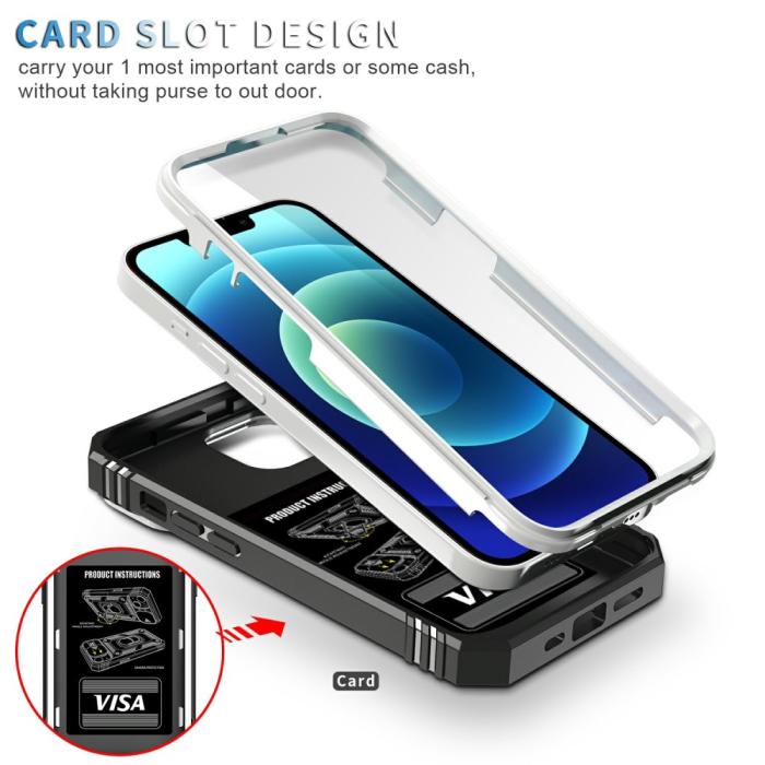 Bild 5, iPhone 15 Skal CamShield Armor Ring Vit