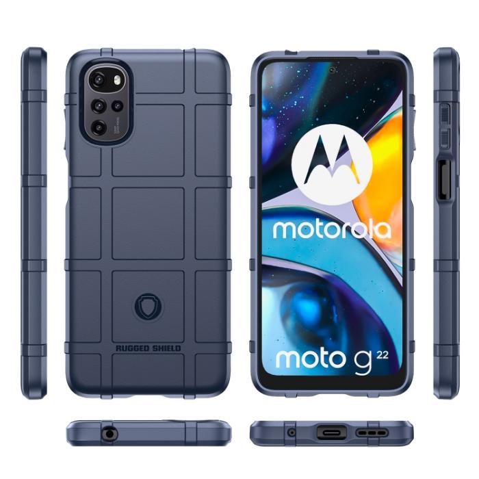 Bild 2, Motorola Moto G22 Skal Robust Blå