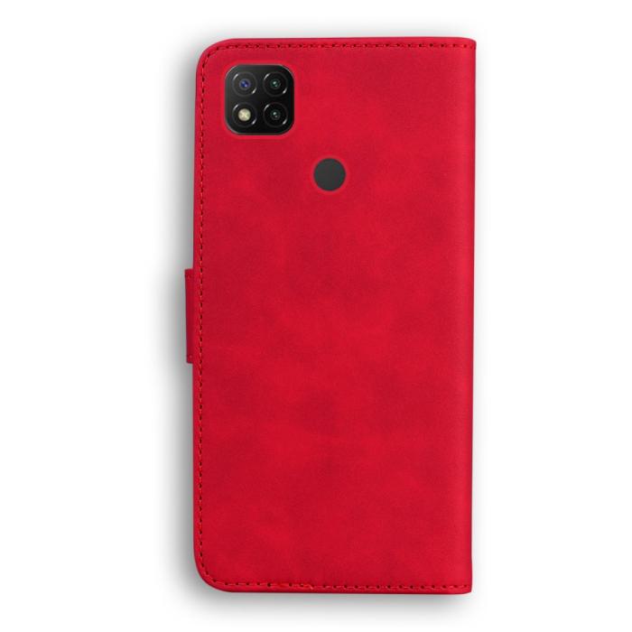 Bild 3, Xiaomi Redmi 9C Fodral Läder Röd