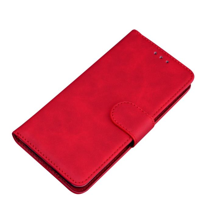 Bild 4, Xiaomi Redmi 9C Fodral Läder Röd