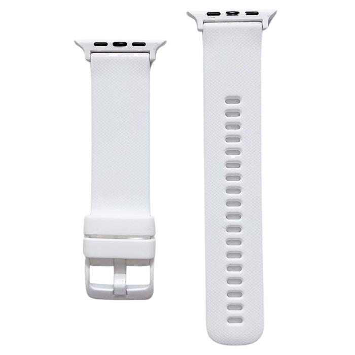 Bild 1, Apple Watch 41/40/38 mm Armband Silikon Vit