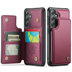 CASEME Samsung Galaxy S26 Skal RFID Kickstand R&ouml;d