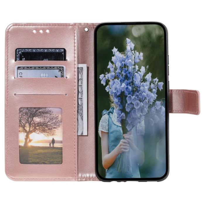 Bild 2, Sony Xperia 10 VI Mandala Läder Fodral Roséguld