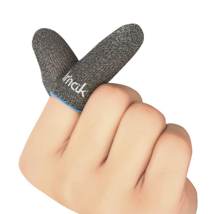 Bild 2, IMAK 1 Par Gaming Sleeve För Fingrar Silver