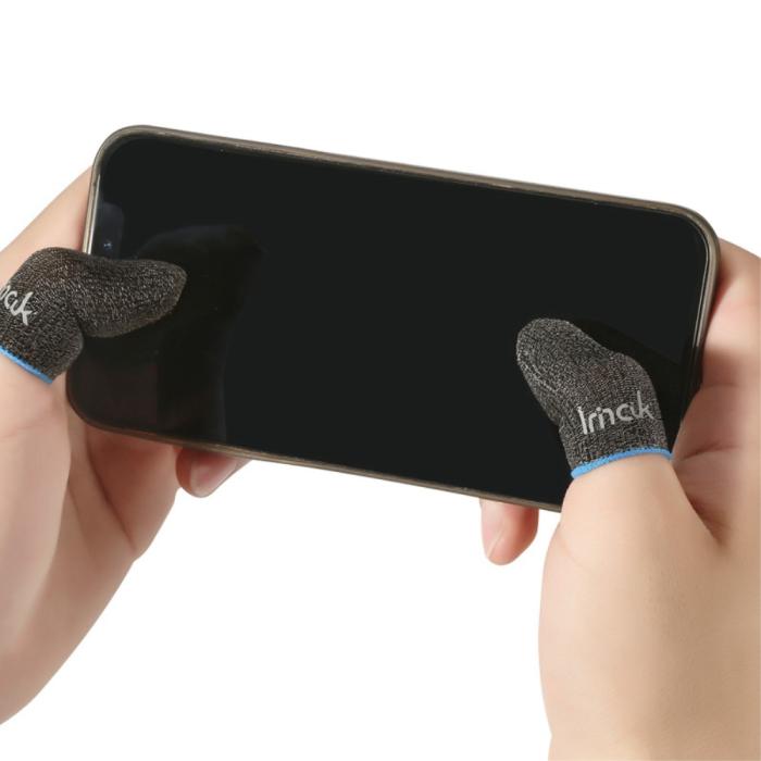 Bild 3, IMAK 1 Par Gaming Sleeve För Fingrar Silver