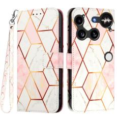 Nothing Phone 3 Fodral Med Tryck Rosa Marmor