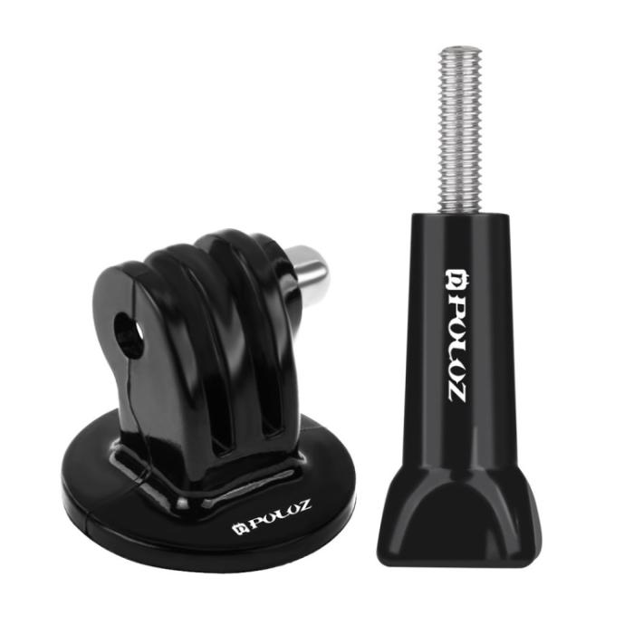 Bild 4, PULUZ Kamera Tripod Adapter Med Lång Skruv Svart