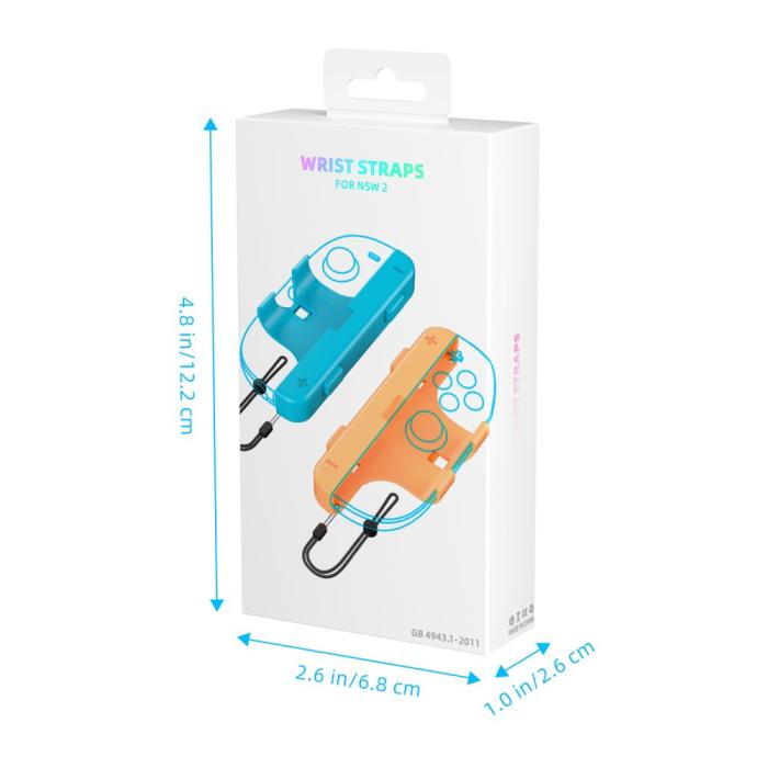 Bild 5, JYS 2 st Nintendo Switch 2 Joy-Con Strap/Extender Blå / Röd