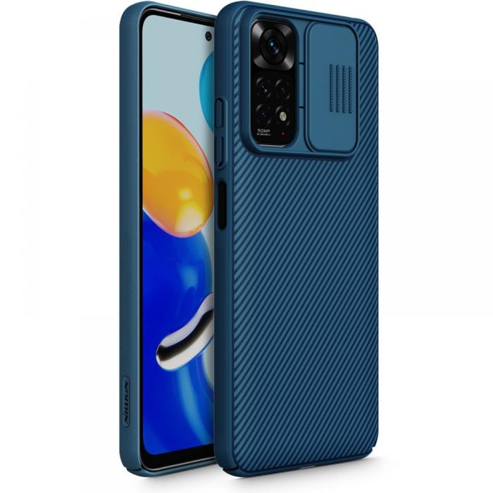 Bild 1, NILLKIN Xiaomi Redmi Note 11 Pro 5G Skal CamShield Pro Blå