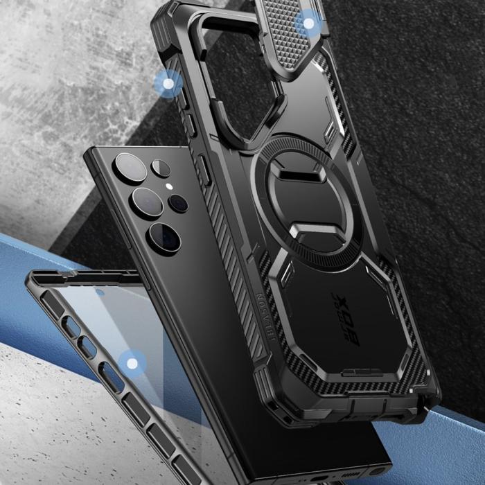 Bild 3, Supcase Galaxy S24 Ultra Skal MagSafe Iblsn ArmorBox Svart