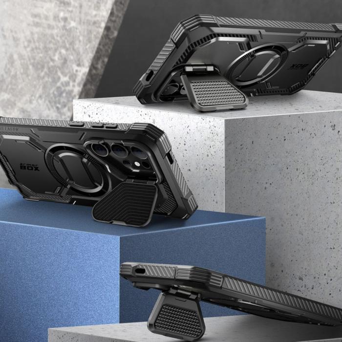 Bild 4, Supcase Galaxy S24 Ultra Skal MagSafe Iblsn ArmorBox Svart
