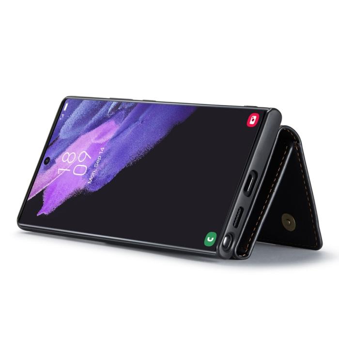 Bild 2, DG.MING Galaxy S23 Ultra Skal Med Magnetisk Plånbok Svart