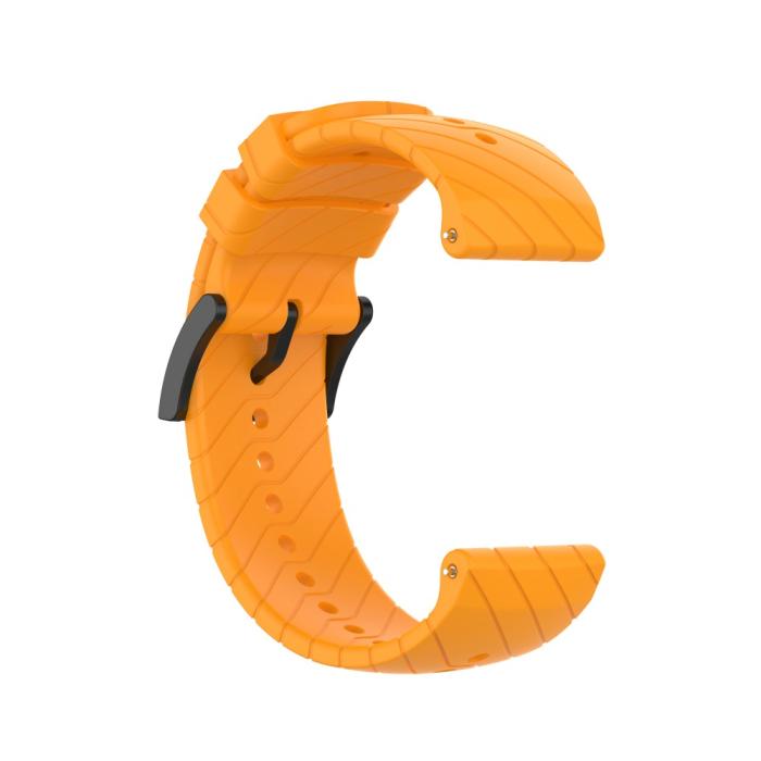 Bild 3, Silikon Armband (24mm) Gul