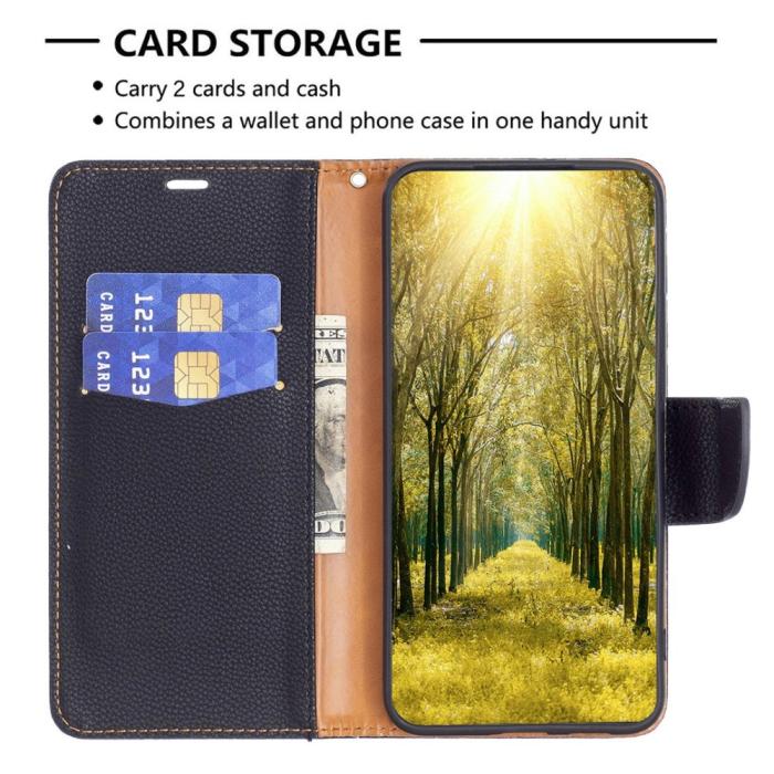 Bild 3, Xiaomi 12T / 12T Pro Fodral Shark Litchi Svart