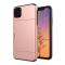 iPhone 11 Pro - Hybrid Skal Med Kortfack - Roséguld