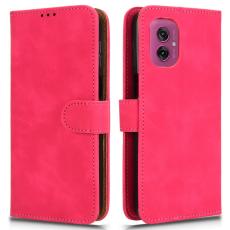 Motorola Moto G55 5G Fodral Läder Rosa